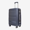 4-Rollen Trolley ENZO NORI PARIS 67 Polycarbonate Aluminium Frame Blau