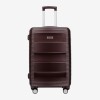 4-Rollen Trolley ENZO NORI PARIS 67 Polycarbonate Aluminium Frame Burgundy