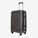 4-Rollen Trolley ENZO NORI PARIS 67 Polycarbonate Aluminium Frame Grau