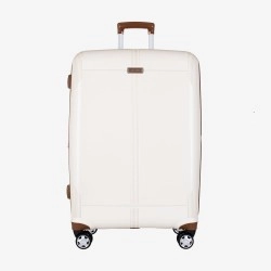 Large suitcase ENZO NORI LONDON 76 cm Polypropylene Beige