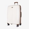 4 Wheeled Suitcase ENZO NORI LONDON 76 cm Polypropylene Beige