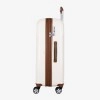 4 Wheeled Suitcase ENZO NORI LONDON 76 cm Polypropylene Beige