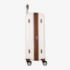 4 Wheeled Suitcase ENZO NORI LONDON 76 cm Polypropylene Beige