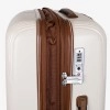 4 Wheeled Suitcase ENZO NORI LONDON 76 cm Polypropylene Beige