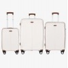Suitcase set ENZO NORI LONDON Polypropylene Beige