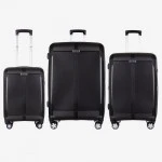 Suitcase set ENZO NORI LONDON Polypropylene Black