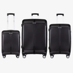 Suitcase set ENZO NORI LONDON Polypropylene Black