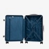 4-Rollen Trolley ENZO NORI PARIS 67 Polycarbonate Aluminium Frame Blau
