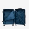 4-Rollen Trolley ENZO NORI PARIS 67 Polycarbonate Aluminium Frame Blau