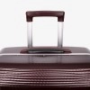 Kofferset 3-teilig ENZO NORI PARIS Polycarbonate Aluminium Frame Burgundy