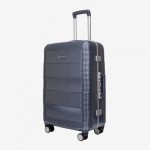 4-Rollen Trolley ENZO NORI PARIS 67 Polycarbonate Aluminium Frame Blau
