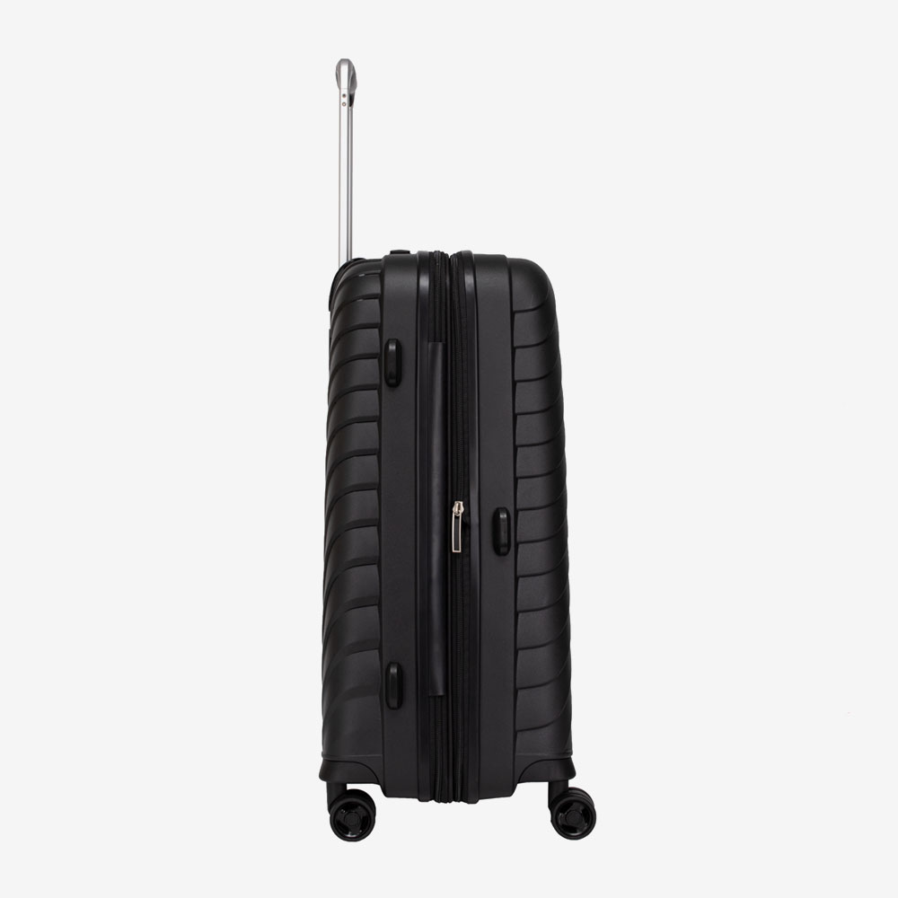 Ultraleichter Koffer ENZO NORI PORTO 68 cm Polypropylen Schwarz