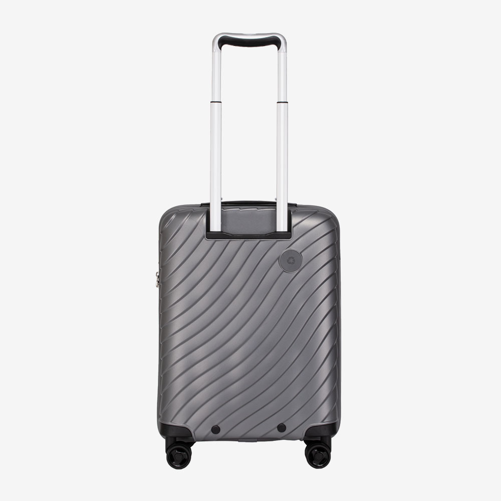 Handgepäckkoffer ENZO NORI PORTO 55 cm ultra leicht Polypropylen Grau