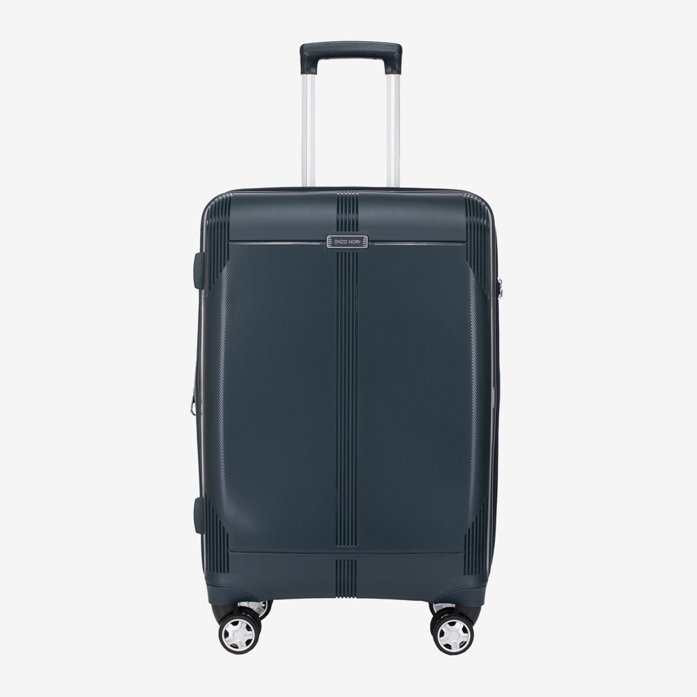 Hard Shell Suitcase ENZO NORI LONDON 68 cm Expandable Polypropylene Blue