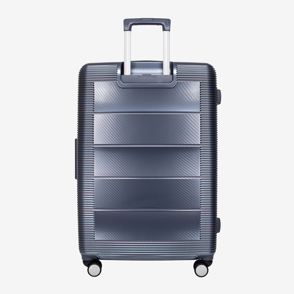 4-Rollen Trolley ENZO NORI PARIS 67 Polycarbonate Aluminium Frame Blau