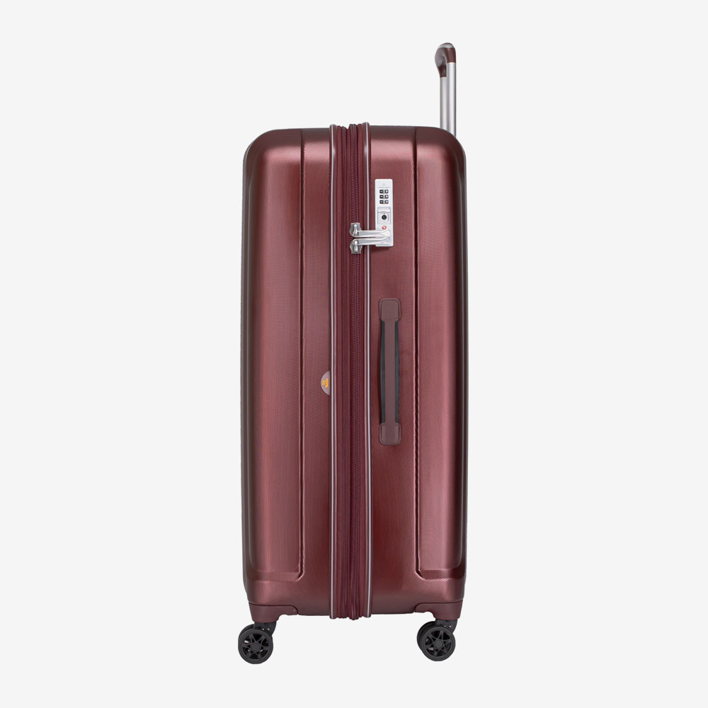 Großer Koffer ENZO NORI PRIDE 76 cm erweiterbar Polycarbonat Burgundy